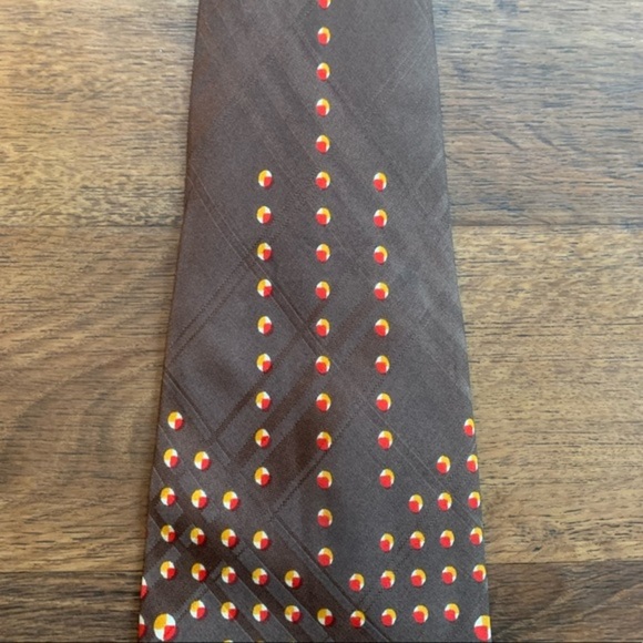 Lanvin Vintage Wide Silk Tie - Picture 3 of 8